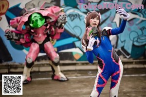 Cosplay D.Va (Overwatch) beautiful by the beautiful Jiratchaya Wangdan (10 photos)